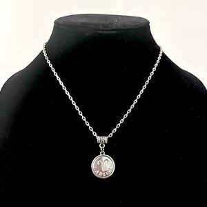Hand Crafted Silver Aries Pendant Necklace